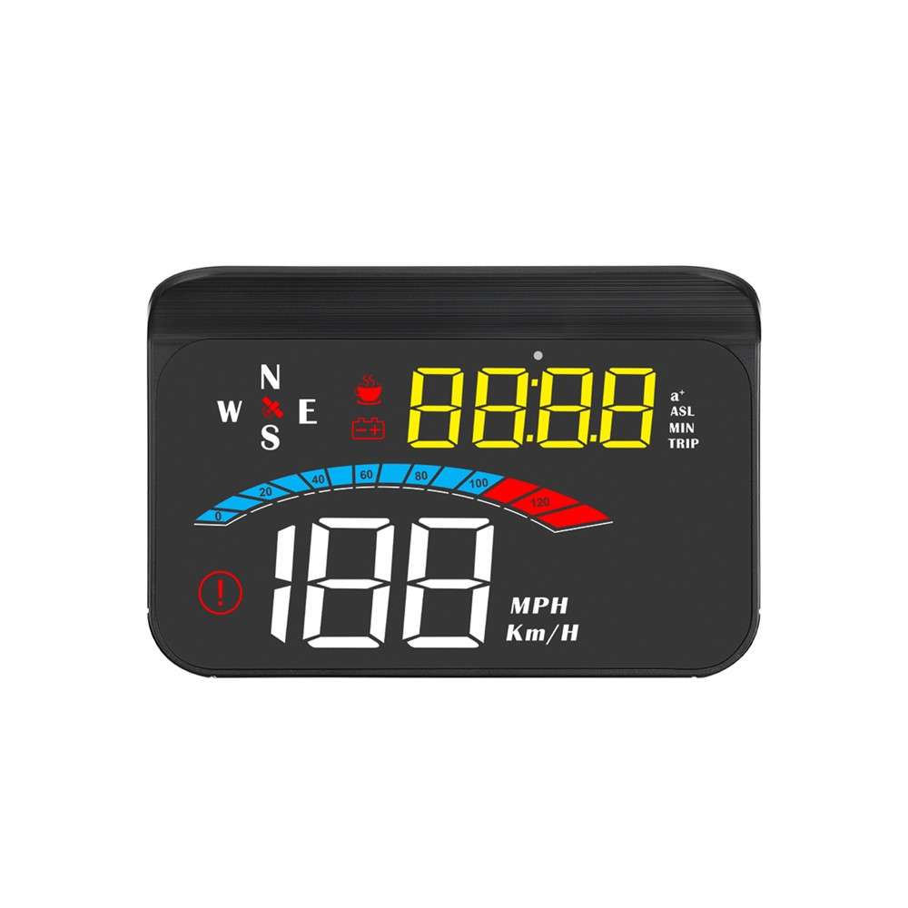 M16 Head-up Display Universal Car Speedometer HUD Projector LCD Display GPS Positioning