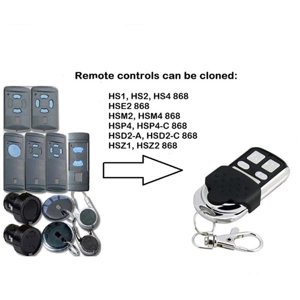 868.3MHz Garage Door Command Duplicator HSM2 HSM4 868 Digital D302 382 BHS110 Remote Control