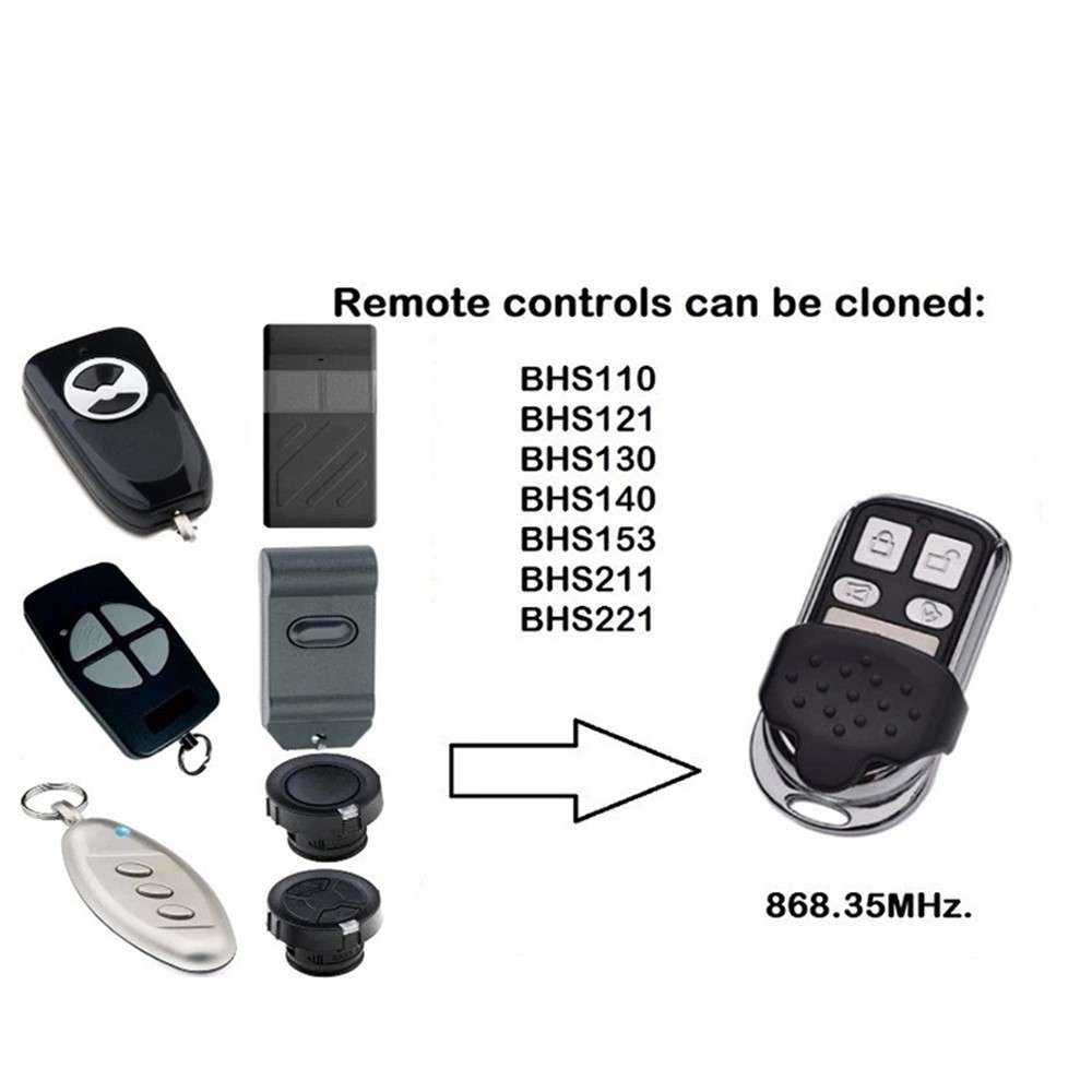868.3MHz Garage Door Command Duplicator HSM2 HSM4 868 Digital D302 382 BHS110 Remote Control