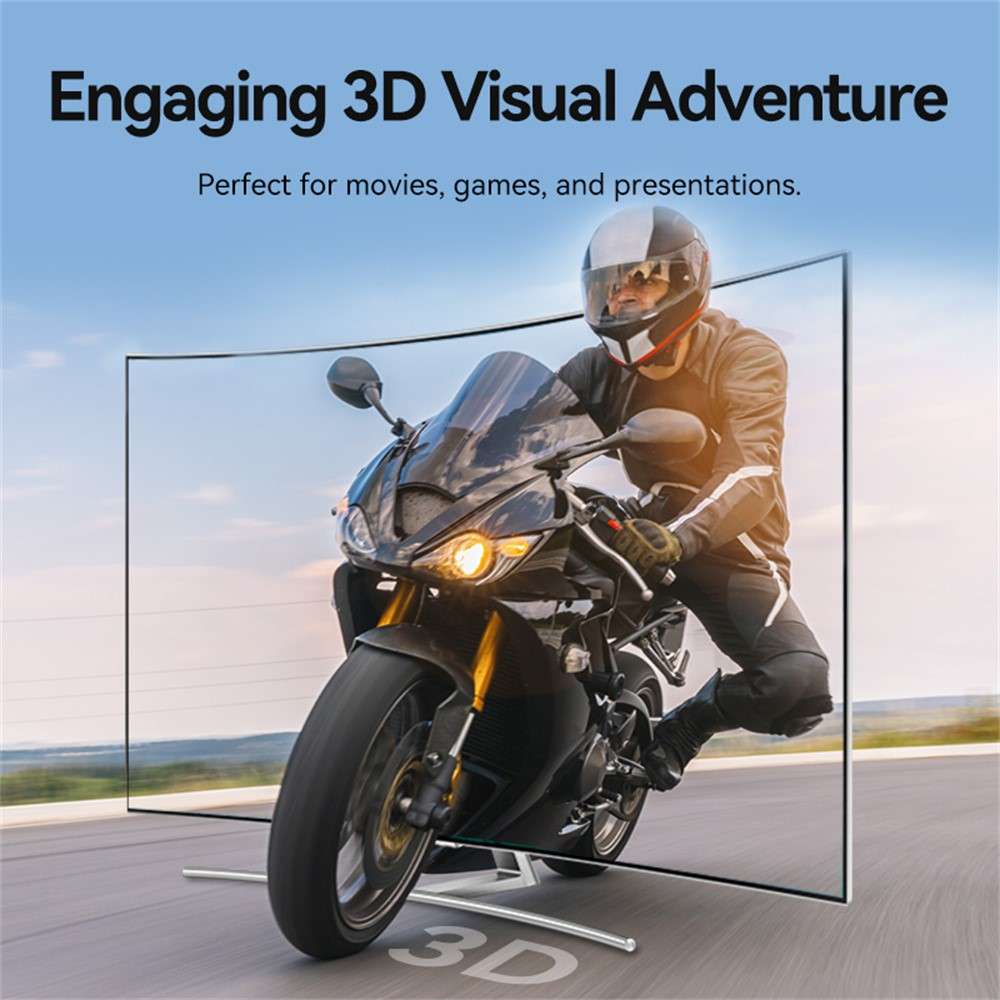 VENTION AAHBG AAH Series 1.5m HDMI Cable 4K Male to Male Cord for Laptops Projectors Xbox TV