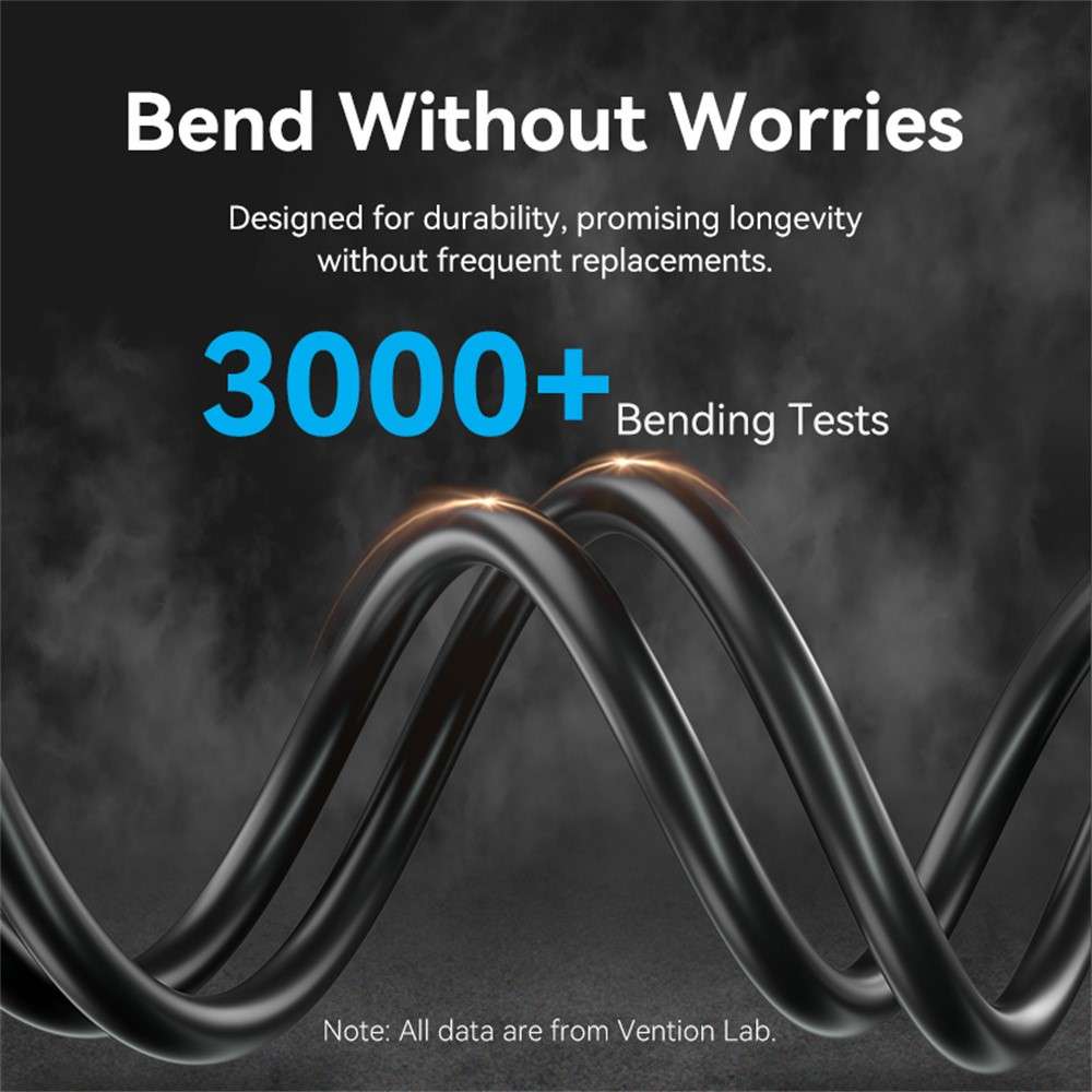 VENTION AAHBG AAH Series 1.5m HDMI Cable 4K Male to Male Cord for Laptops Projectors Xbox TV