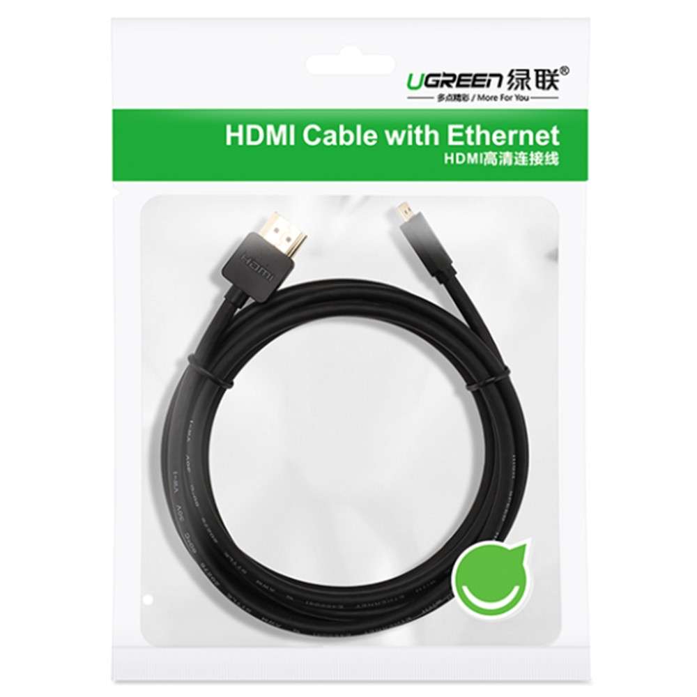 UGREEN 1.5m For GoPro Hero 7 Black Hero 5 4 6 Raspberry Pi 4 Micro HDMI to HDMI Adapter Cable