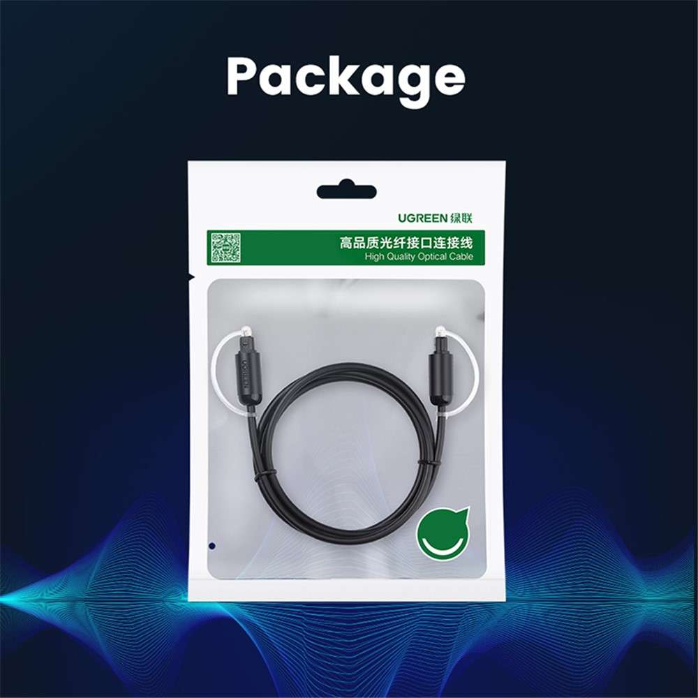 UGREEN 1.5m For Xbox 360 Soundbar Speaker Amplifier Toslink Digital Fiber Optical Audio Cable SPDIF