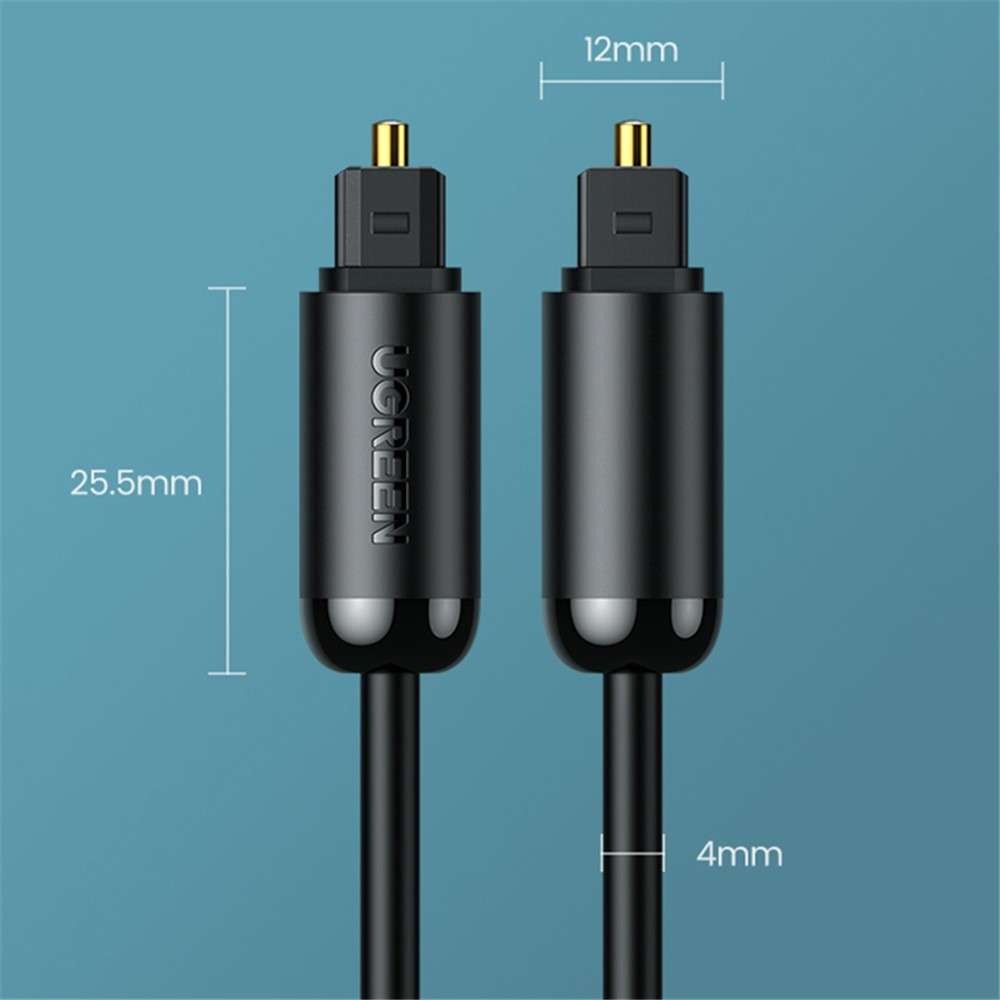 UGREEN 1.5m For Xbox 360 Soundbar Speaker Amplifier Toslink Digital Fiber Optical Audio Cable SPDIF