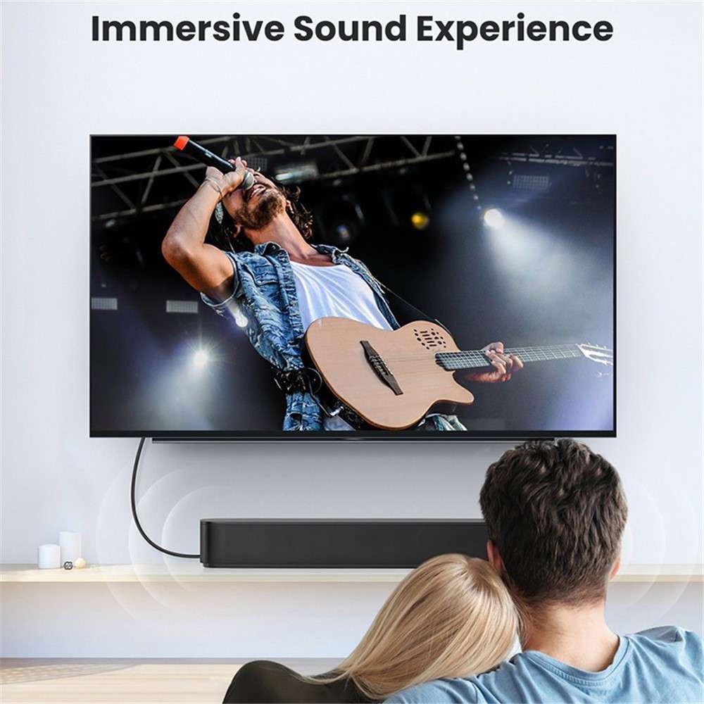 UGREEN 1m Toslink Digital Fiber Optical Audio Cable for Xbox 360 Soundbar Speaker Amplifier