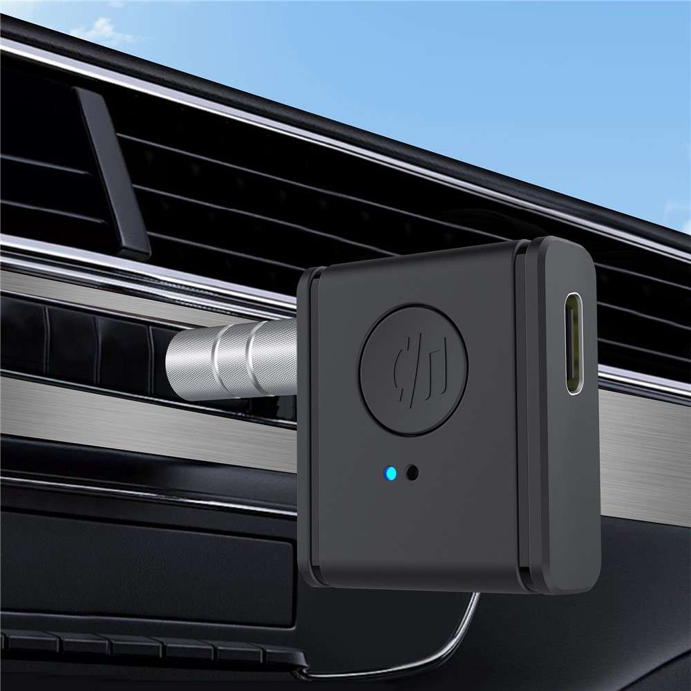 B1 3.5mm Car Audio Adapter HiFi Sound Hand-Free Call Bluetooth-compatible 5.3 AUX Receiver