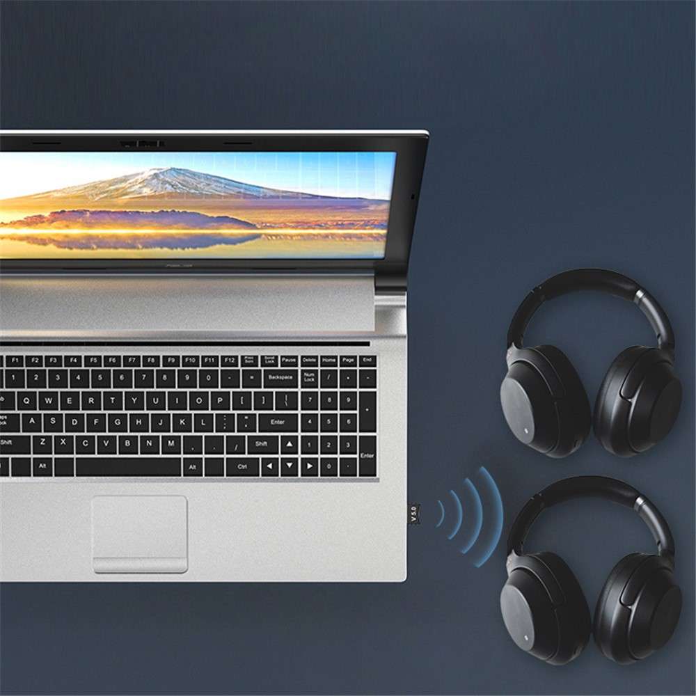 T82 USB Bluetooth-compatible 5.0 Transmitter Wireless Computer Speaker Headset Connection Audio Adap