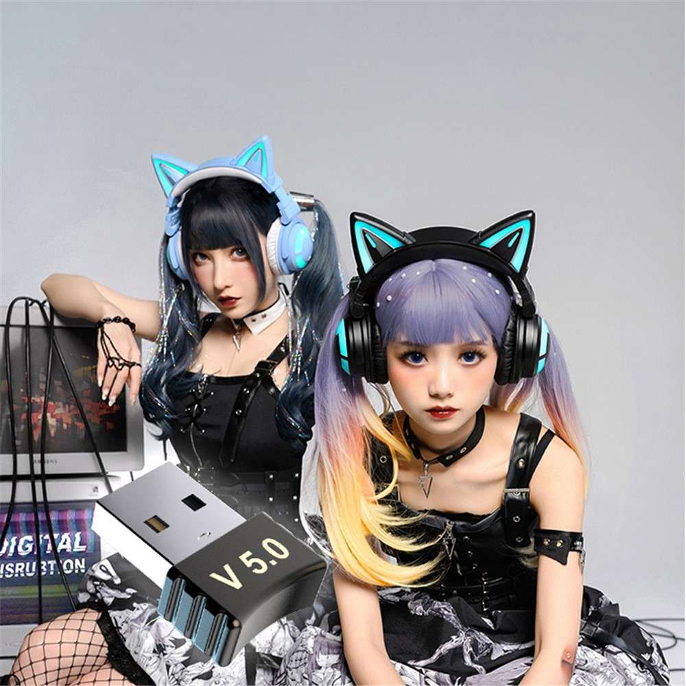 T82 USB Bluetooth-compatible 5.0 Transmitter Wireless Computer Speaker Headset Connection Audio Adap