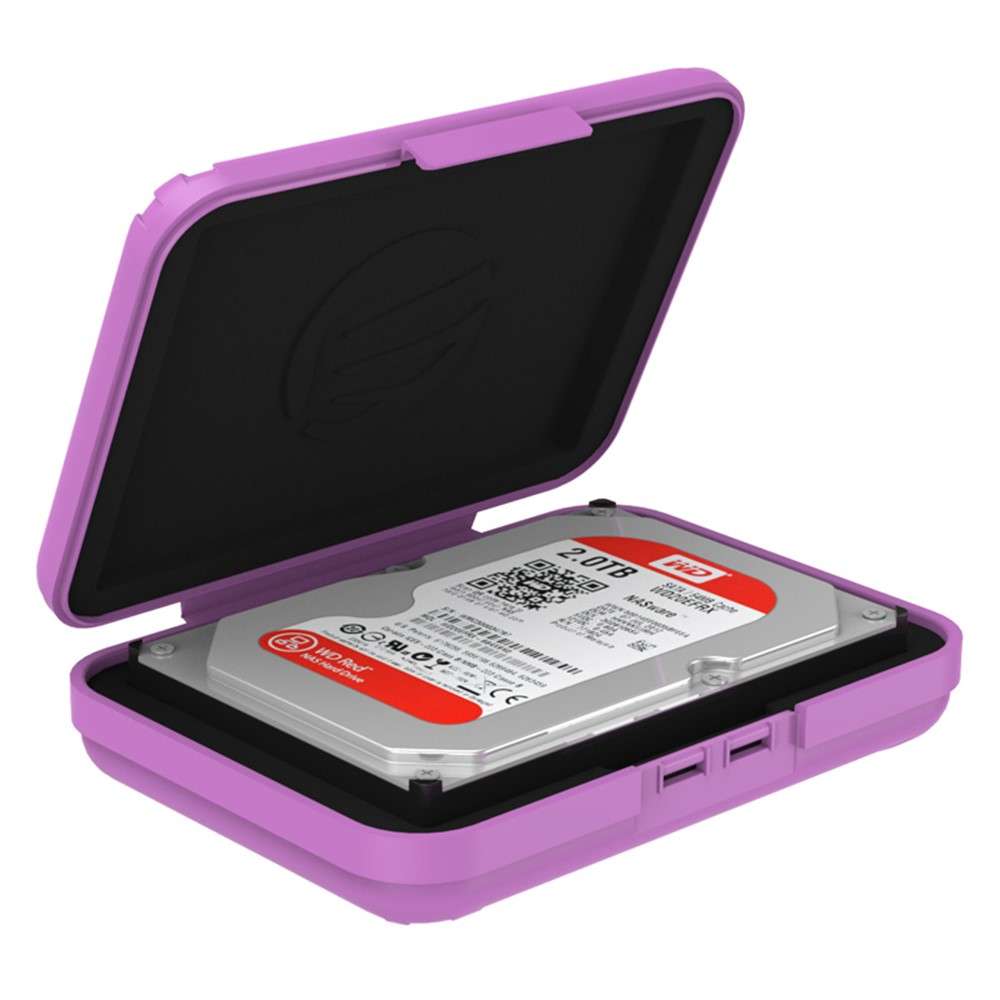 ORICO 3.5 inch Anti-Static Hard Disk Drive Protective Case Box (PHX35-V1) - Purple