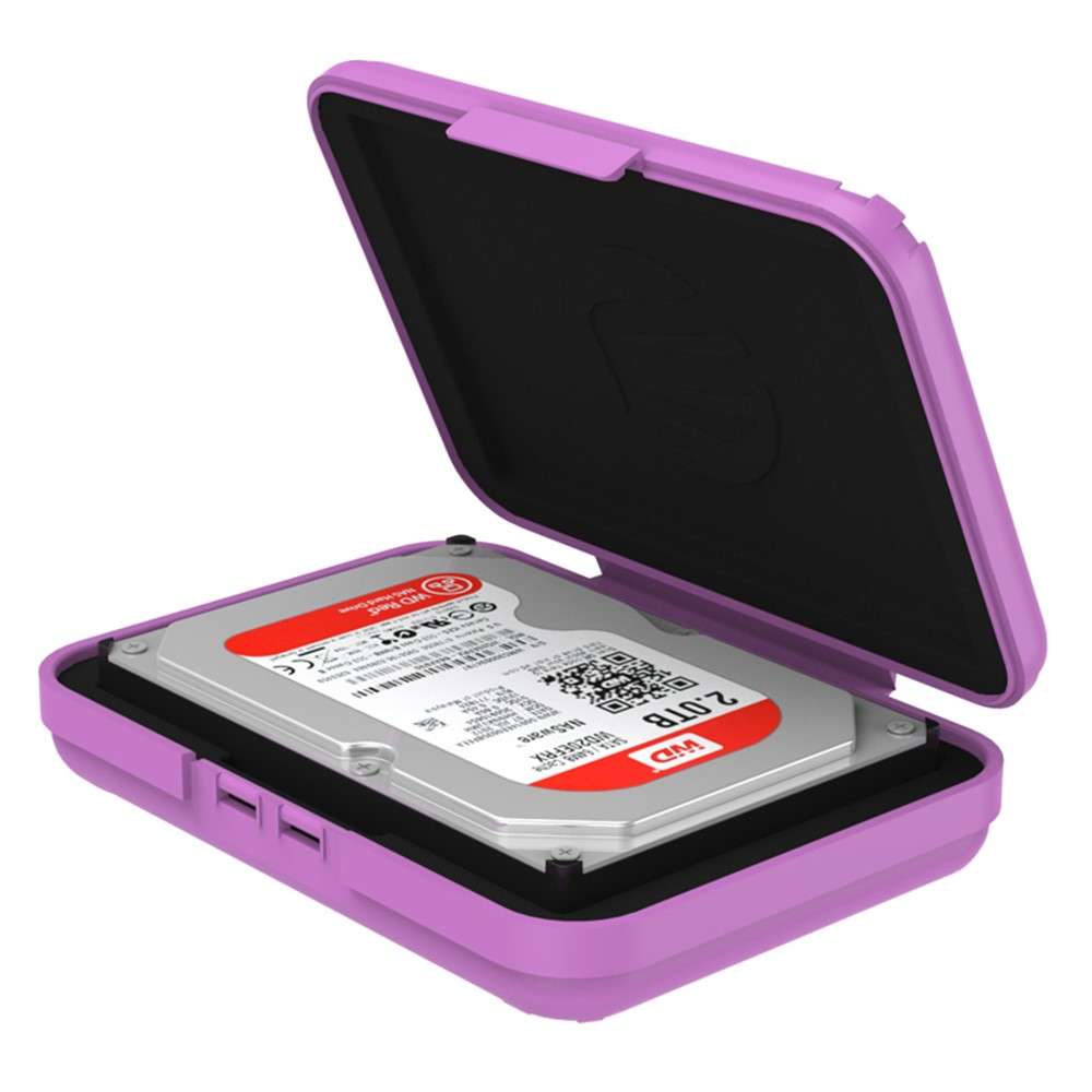 ORICO 3.5 inch Anti-Static Hard Disk Drive Protective Case Box (PHX35-V1) - Purple
