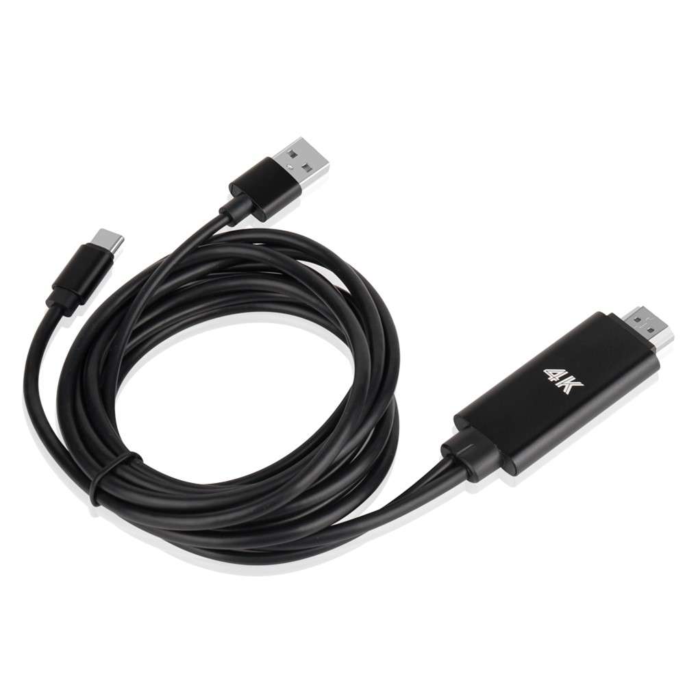 USB 3.1 Type-C to HDMI TV/HDTV Video Cable for Samsung Galaxy S8/S9 Plus