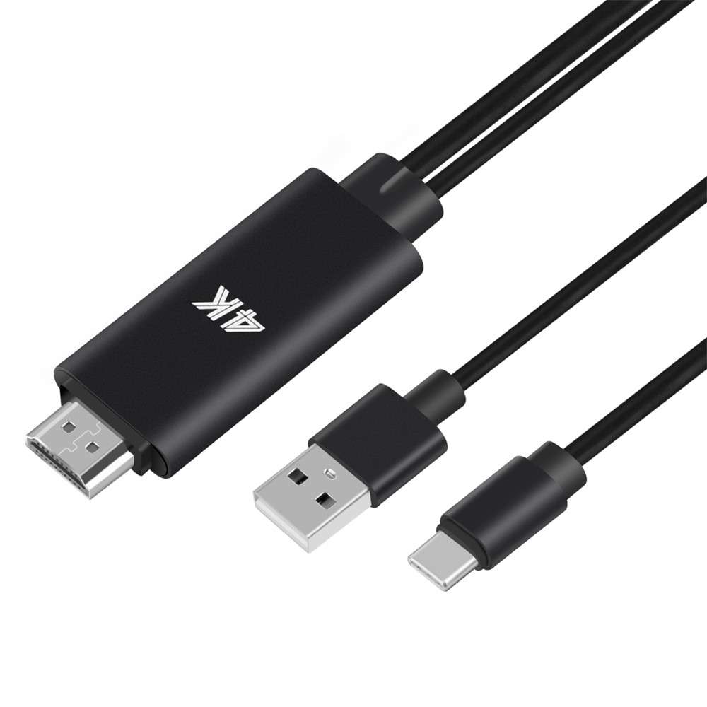 USB 3.1 Type-C to HDMI TV/HDTV Video Cable for Samsung Galaxy S8/S9 Plus