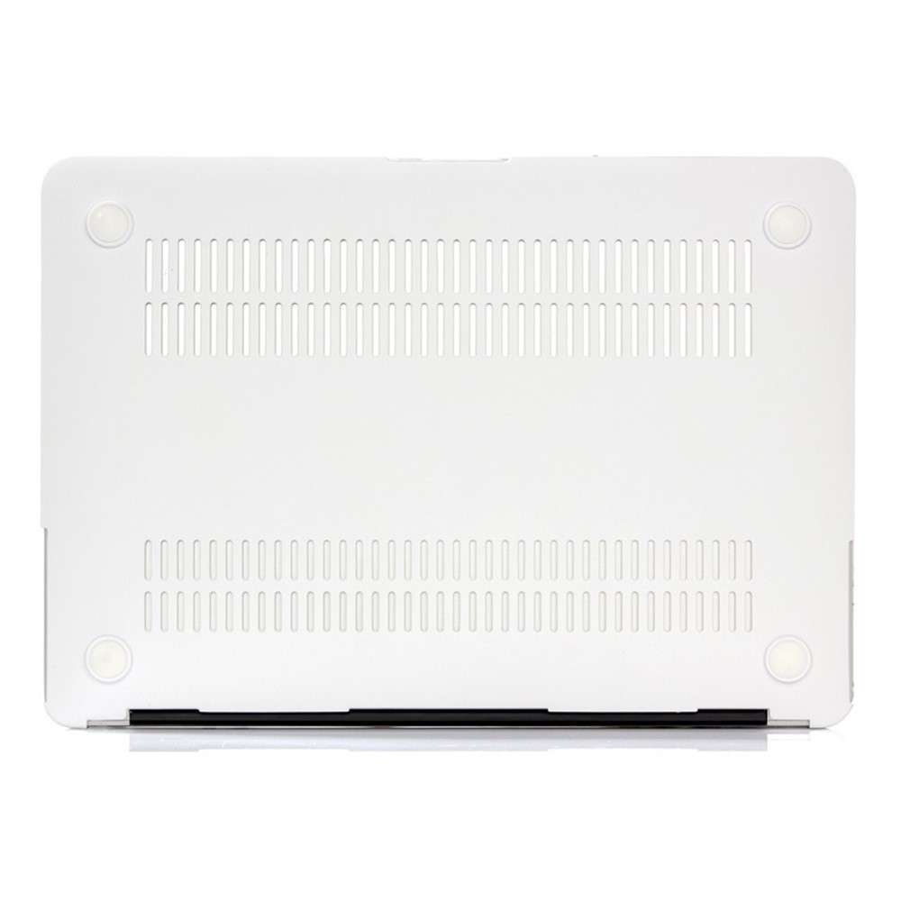 Marble Pattern Hard Snap-on Cover for Macbook Air 13.3 Inch Heat-Dissipated - Grey / White