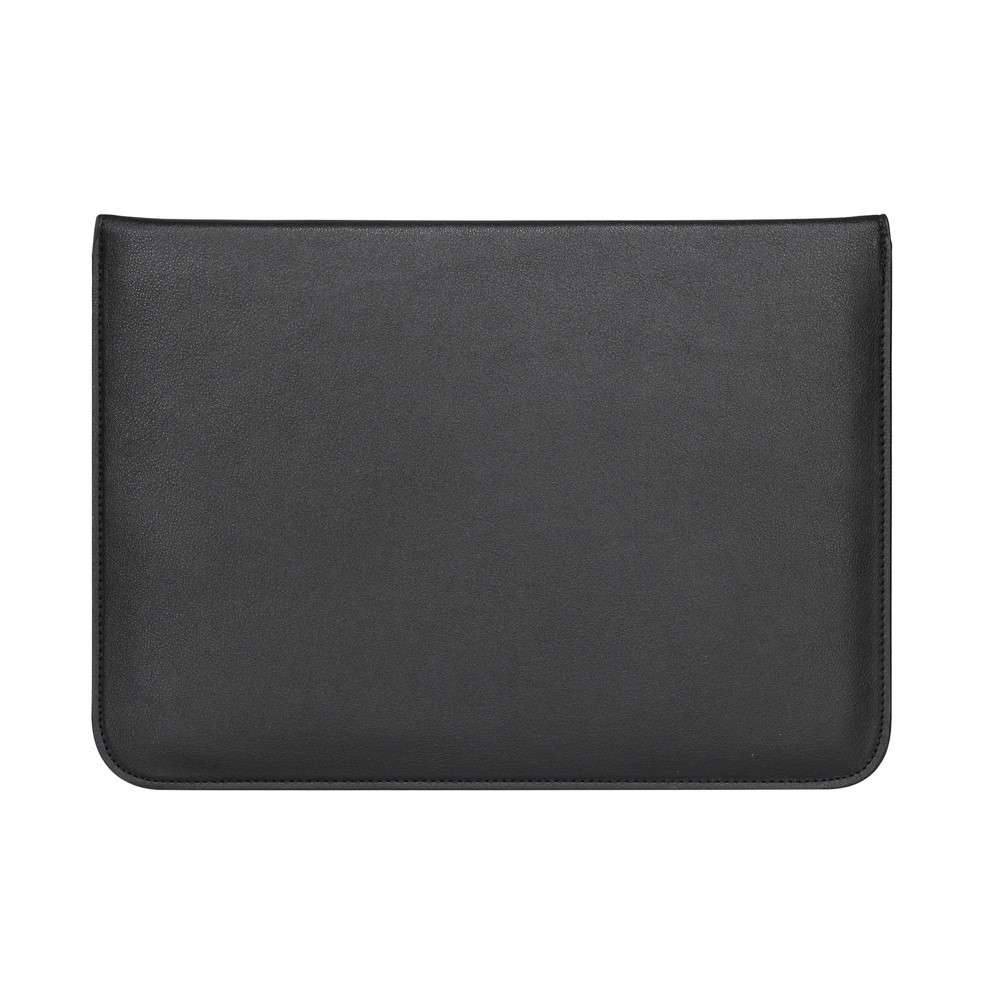 Envelop Style PU Leather Laptop Bag Sleeve Pouch for MacBook Air 13.3-inch/iPad Pro 12.9 - Black