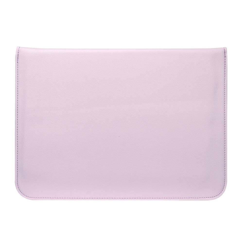 Envelop Style PU Leather Laptop Bag Sleeve Pouch for MacBook Air 13.3-inch / iPad Pro 12.9 - Pink