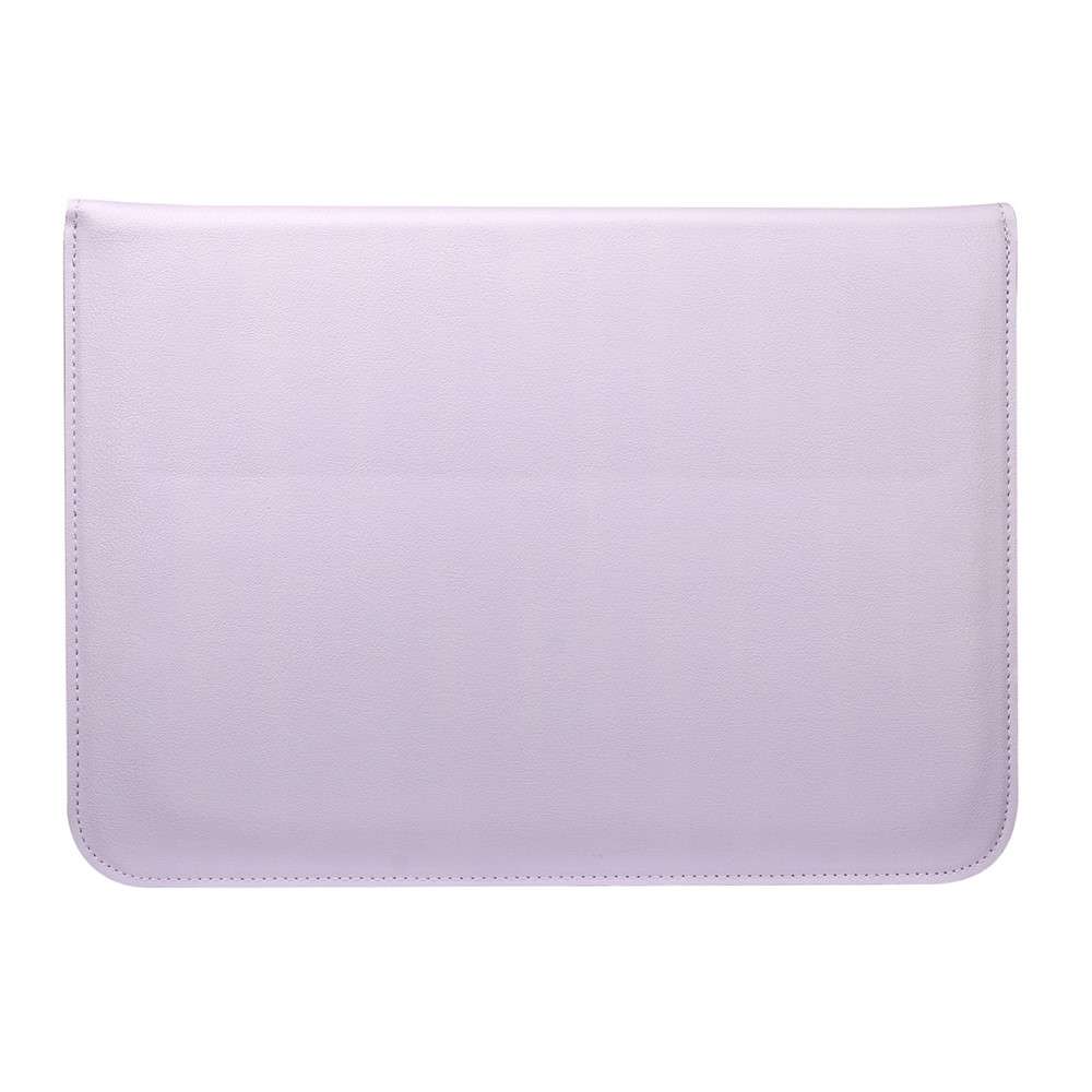 Envelop Style PU Leather Laptop Bag Sleeve Pouch for MacBook Air 13.3-inch / iPad Pro 12.9 - Light P