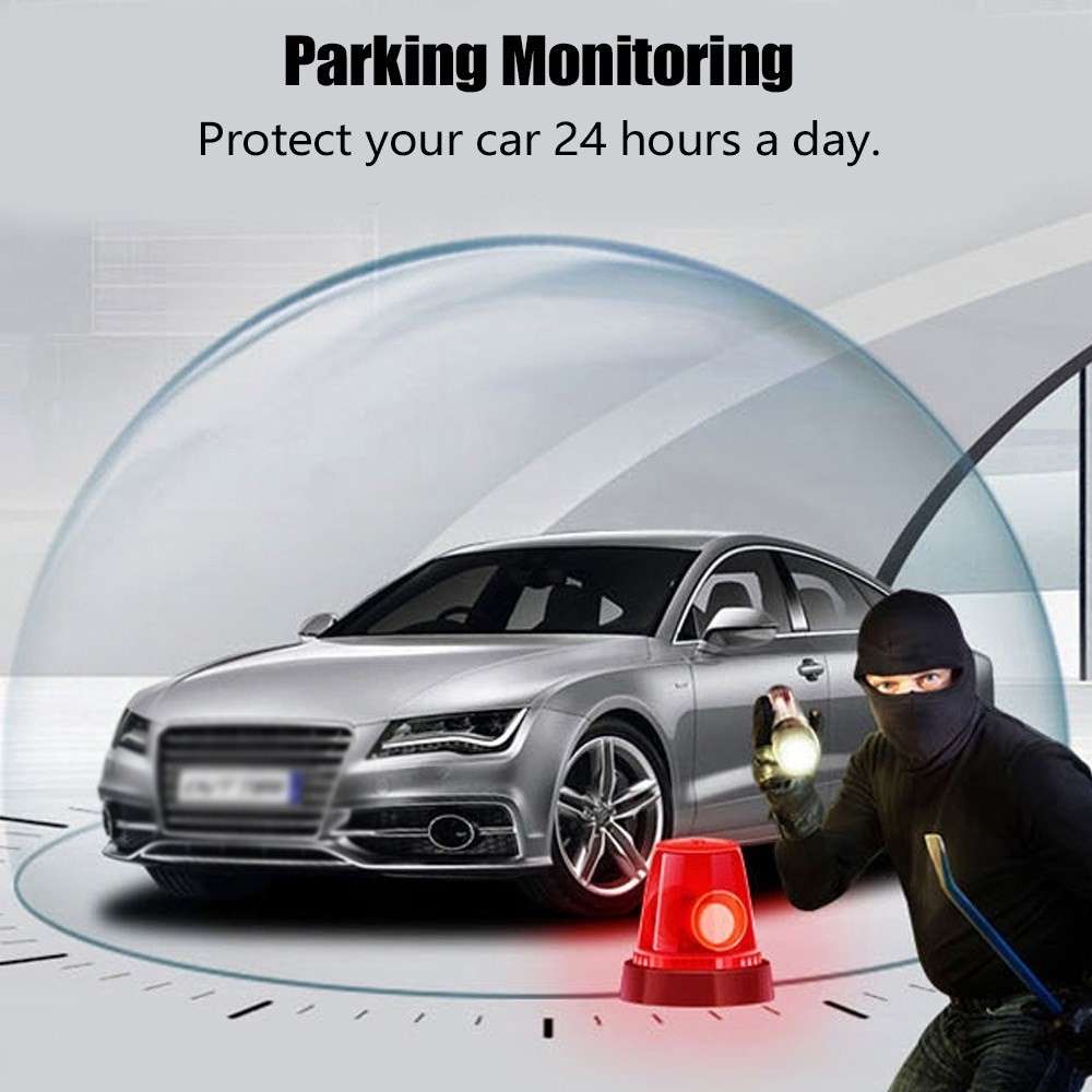 1296P DVR Dash Camera Front and Inside Dual Camera Car Dashcam 3 inch Gravity Sensing IPS Screen Dri