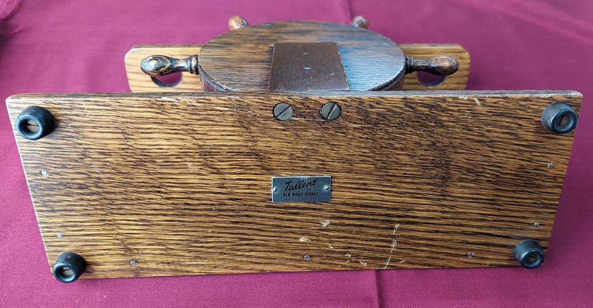 Vintage  6 wooden tobacco pipe holder made by Tallent of Old Bond Street London