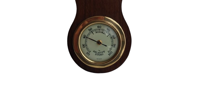 Vintage Large wood   - Weather Station - Made In West Germany