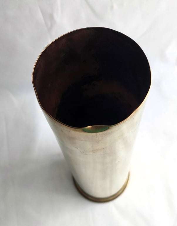 Brass Artillery Shell Casing - 13 Pounder Mark 2 -1916