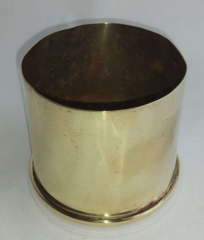Brass Cannon Shell Casing - How Mark 2