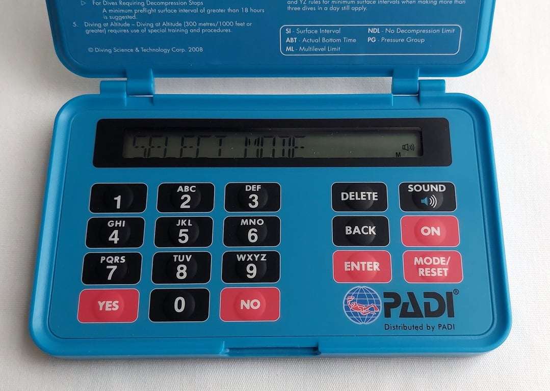 Padi - Instructor Manual with Course / Program guides & Multilevel Recreational Dive Planner