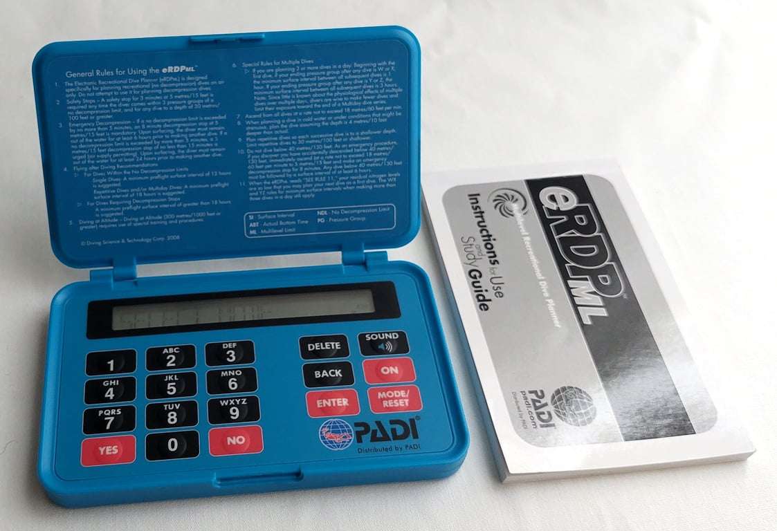 Padi - Instructor Manual with Course / Program guides & Multilevel Recreational Dive Planner