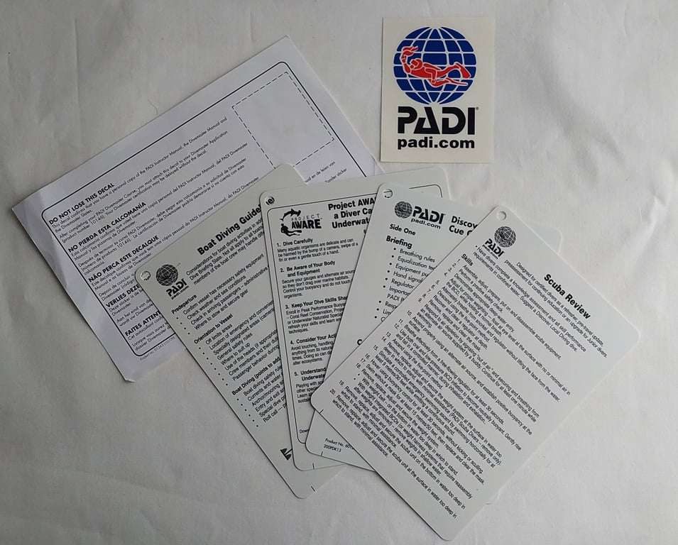 Padi - Instructor Manual with Course / Program guides & Multilevel Recreational Dive Planner