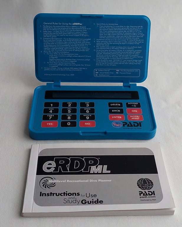 Padi - Instructor Manual with Course / Program guides & Multilevel Recreational Dive Planner