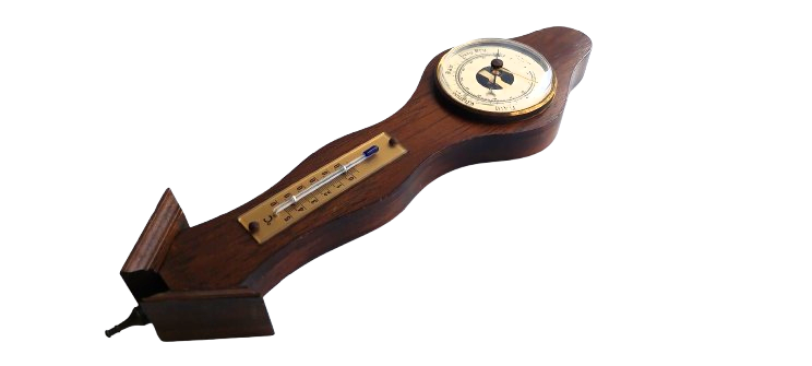 Small Barometer with a thermometer made by Barostar