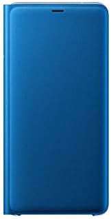 Samsung Original Galaxy A9 2018 Wallet Cover Case Blue (Blue)
