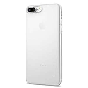 iPhone 7 Plus Case, Spigen [Air Skin] Ultra-Thin [Soft Clear] Premium Semi-transparent Lightweight