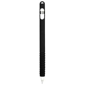 Apple Pencil Skin TopACE Premium Silicone Pencil Sleeve Case for Apple iPad Pr (Apple Pencil)(Black)
