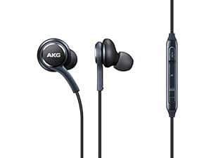 Official Samsung Galaxy S8/S8 Handsfree Headphones/Earphones Tuned by AKG/Harman Kardon Black EO-IG