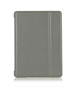 knomo Leather Folio Molded Case for iPad Air Grey