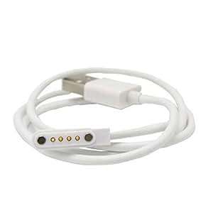 Teepao Smart Watch Charger Cable G3 GT88 KW08 KW18 Bluetooth Smart Watch 4 Pins Magnetic Suction