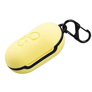 NEWZEROL Solid Color Silicone Case Replacement Samsung Galaxy Buds Wireless Charging F (Yellow)