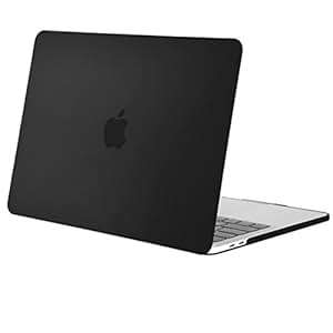 MOSISO MacBook Pro 13 Case 2017 & 2016 Release A1706/A1708 Plastic Hard Case Shell Cover for (Black)