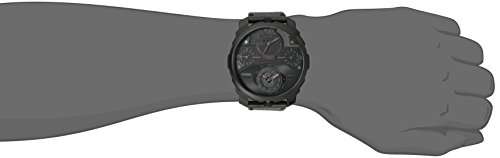 Diesel Men's DZ7358 Machinus Black Ip Denim  Watch