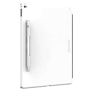 SwitchEasy CoverBuddy Hard Polycarbonate Back Case Stand with Pencil Holder for 12 (iPad Pro)(White)
