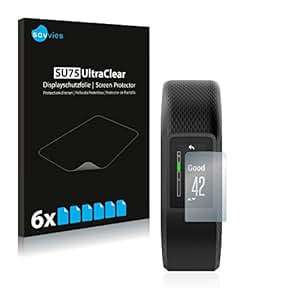Savvies Garmin Vivosport Screen Protector 6 Pack Protection Film (6-Pack)(Clear)