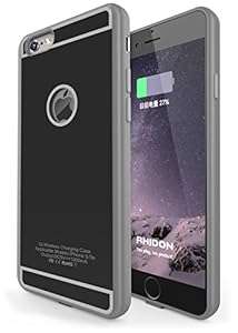 iPhone 6 Plus wireless receiver case ,Rhidon iPhone 6S Plus Qi Wireless Charging case Flexible Ligh