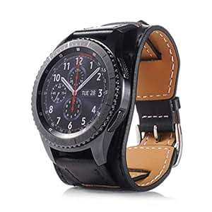 XingWangFa Samsung Gear S3 Frontier/S3 Classic Stra (Samsung Gear S3 Frontier/S3 Classic)(Black)