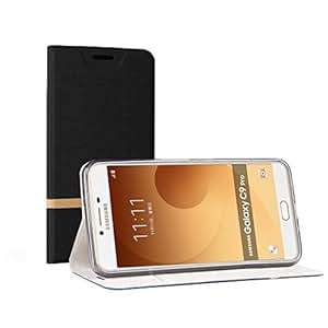 Samsung Galaxy C9 Pro Case SunFay Flip PU Leather Case Cover Wallet Protective for Samsung Galaxy