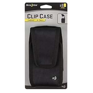 Nite Ize Cell Phone Case for Larger Format Smartphones Retail Packaging Black/Black