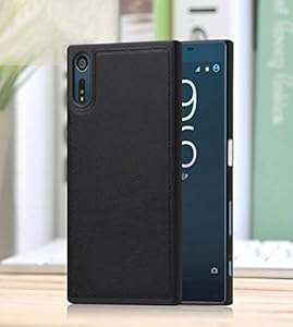 AIBULO High quality TPUPU leather Sony Xperia XZ 5.2 inch phone case cover (black)