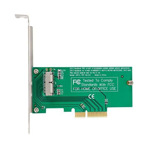 MACHENIKE PCIe X1 SSD Card for 2013 2014 2015 2016 Macbook Air Pro Retina; Hard