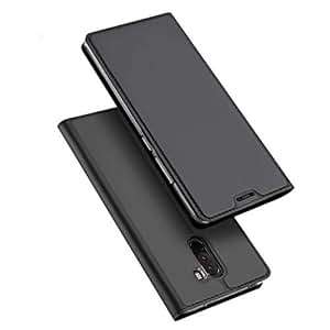 QULLOO Xiaomi Pocophone F1 Case Cover Shock Resistant Full Protection Xiaomi Pocophone F1 Flip Premi