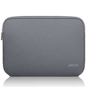 Arvok 11 11.6 12 Water-resistant Neoprene Laptop Sleeve Case Bag/Notebook Computer (11.6in)(Grey)