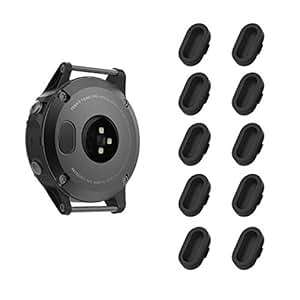 MoKo Dust Plug Garmin Fenix 5 10 PACK Soft Silicone Charger Port Protector Anti Dust Plug Caps f